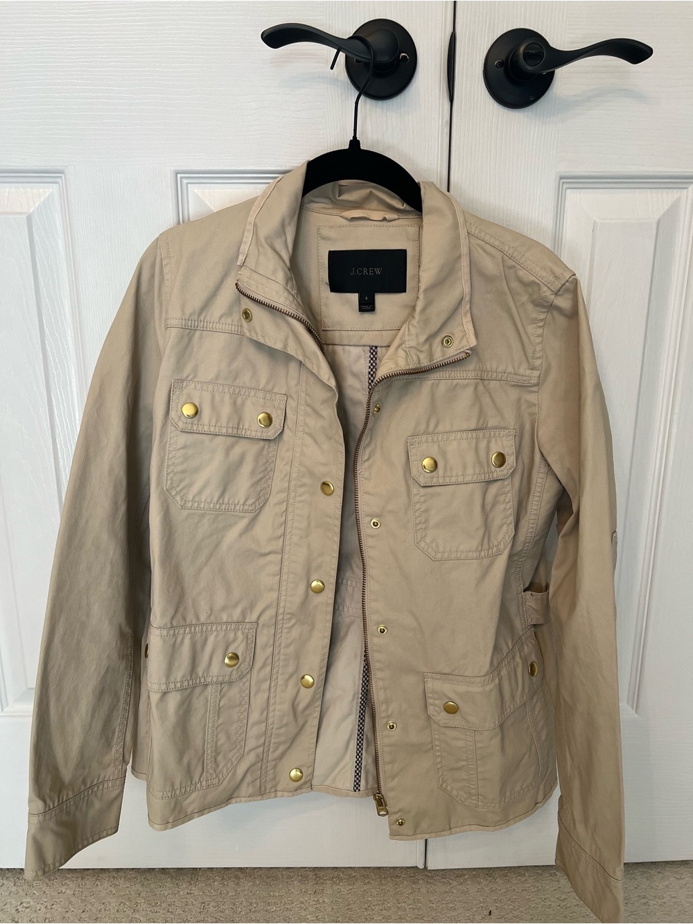 J. Crew Women's Beige Downtown Field Jacket